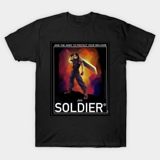 Angeal Hewley poster SOLDIER T-Shirt